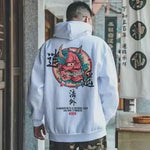 Fashion Men Cool Men Hip Hop Hooded Hoodies Japanese Casual Sweatshirts Streetwear Men Women Pullover Harajuku Devil Hoodie Male