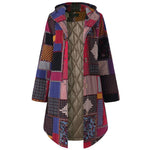 MISSOMO winter coat women jacket Hooded Long Sleeve Vintage Ladies Fleece Thicken Coats Button Long Coat Outwear Female Jacket 9