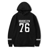 BROOKLYN 76 Hoodies Sweatshirts Fashion Cool Hip Hop Men Women Hooded Pullover Long Sleeve Unisex Harajuku Hoodie Tracksuit Tops