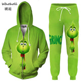 Whoholl Brand Men's Fashion Shrek/The Grinch 3d Hoodies Shrek Shirt Funny Hoodie Hip Hop Streetwear 3d Print Sweatshirts S-5XL