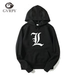 2018 New Autumn Winter Men Hoody Sweatshirts Hip Hop Fashion Death Note Hoodies Harajuku Hombre Casual Hoodies Sweatshirts